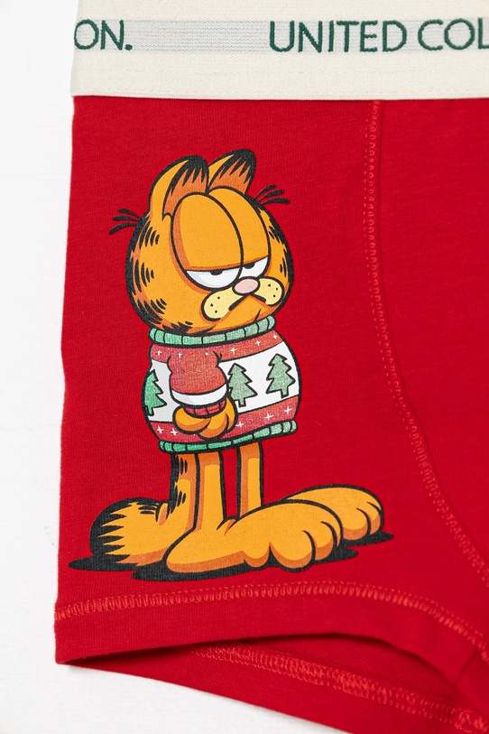 CHLAPEC Dětské boxerky United Colors of Benetton 32IM0X01A.G.Seasonal červená