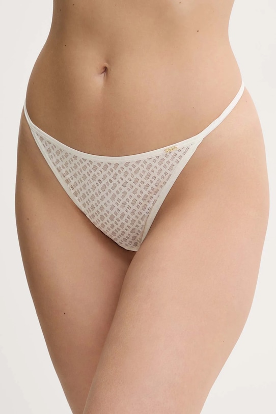 Стринги BOSS мереживо бежевий 50520383