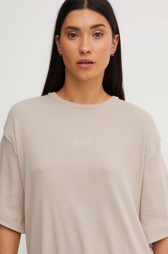 Oblečení Bavlněné pyžamo BOSS 50520249 béžová