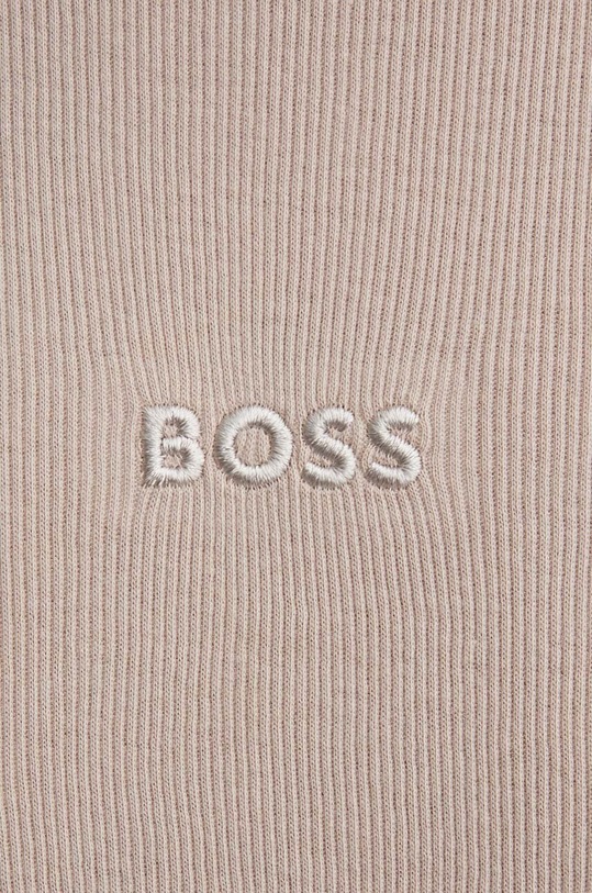 Bavlněné pyžamo BOSS 50520249 béžová