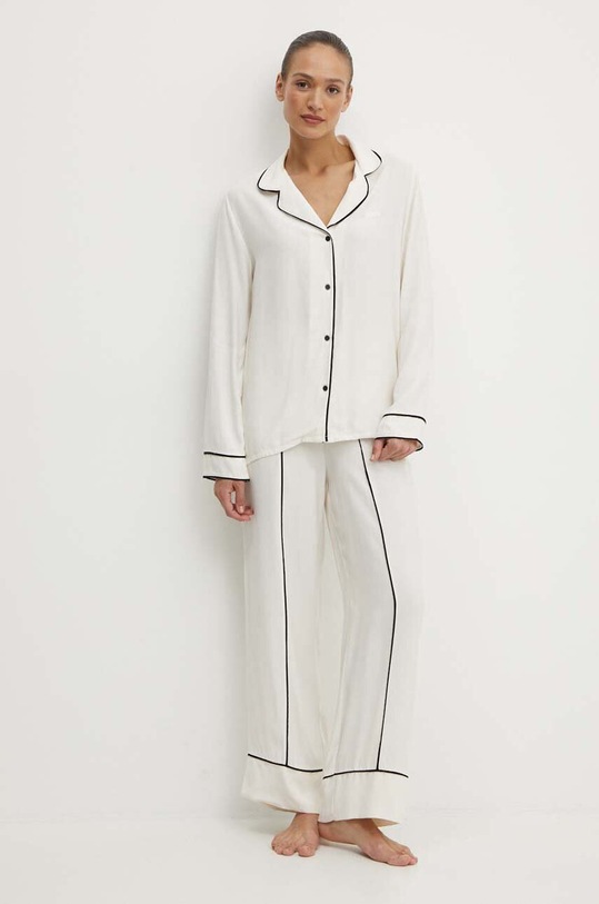 BOSS camasa de pijama 50520789 bej AW24