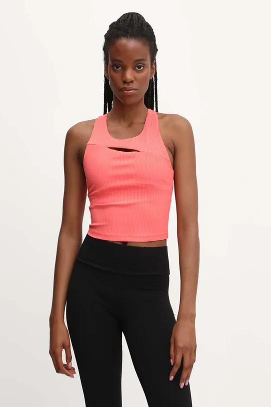 Dkny top z elastanem pomarańczowy DP4T9669