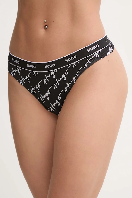 HUGO stringi czarny 50510622