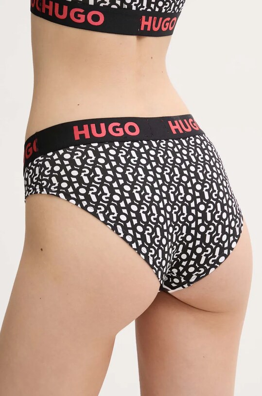 Nohavičky HUGO 50515200 čierna SS25