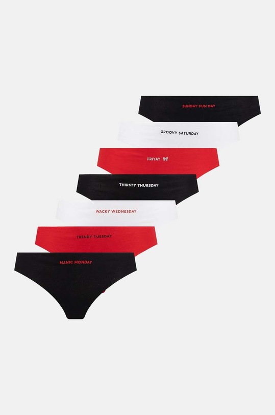 Tanga HUGO 7-pack tanga vícebarevná 50520424
