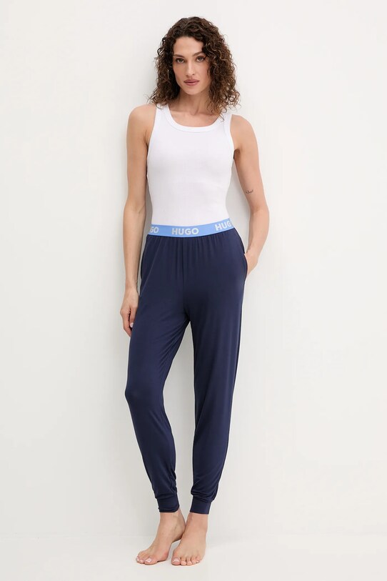 HUGO pantaloni de pijama 50490703 bleumarin SS25