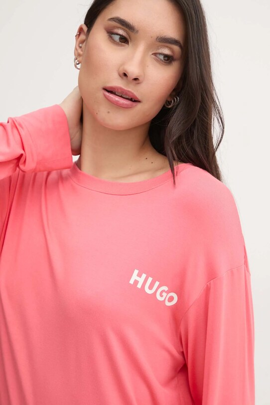 HUGO longsleeve piżamowy pomarańczowy 50490706