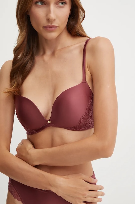 Guess sutien TIZIANA cu balene violet O4YC18.KCAR0