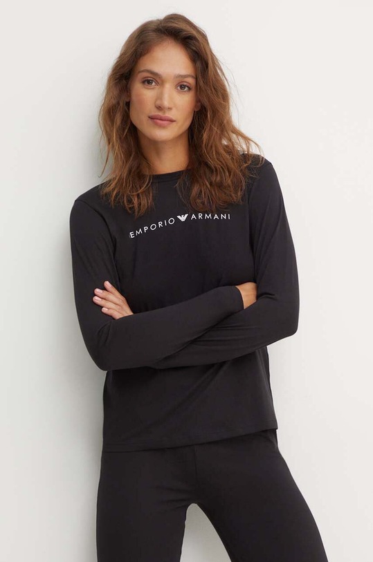 Oblečení Bavlněné pyžamo Emporio Armani Underwear 164729.4F227 černá
