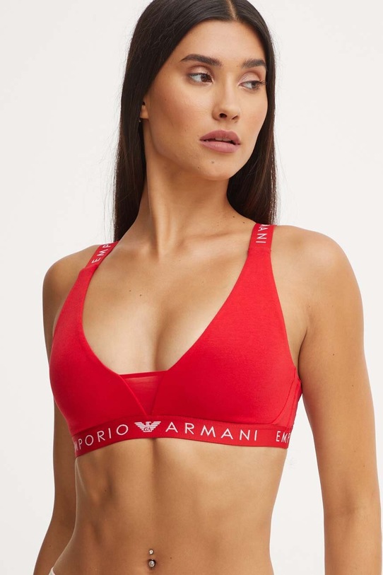 Бюстгальтер Emporio Armani Underwear трикотаж червоний 164866.4F227