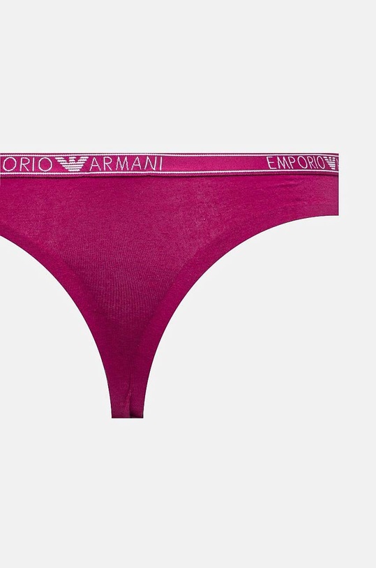 Odzież Emporio Armani Underwear stringi 2-pack 163333.4F223 różowy