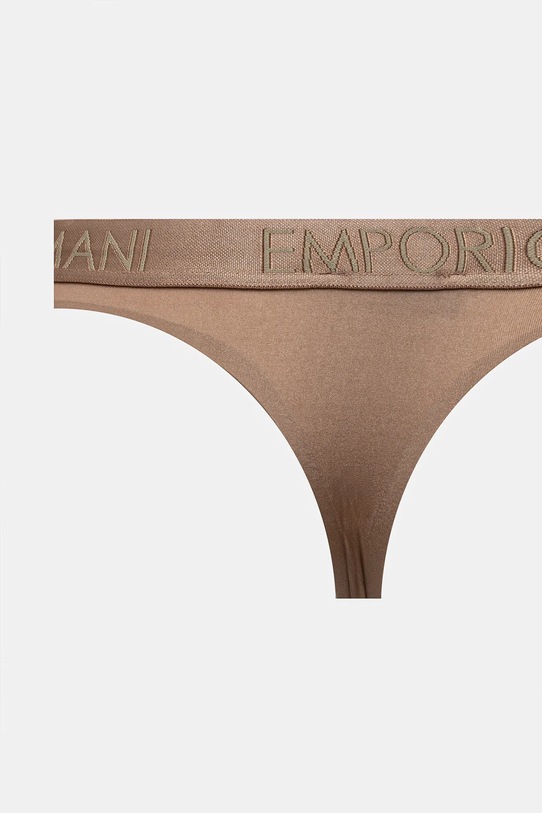 Odzież Emporio Armani Underwear stringi 2-pack 163333.4F235 beżowy