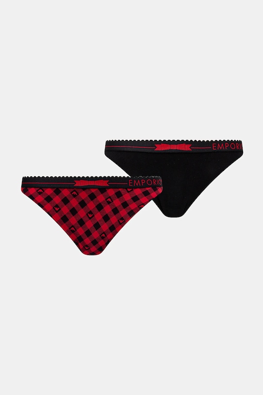 Emporio Armani Underwear figi 2-pack dzianina czarny 164752.4F225
