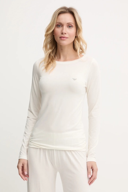 Îmbrăcăminte Emporio Armani Underwear pijama din amestec de lână 164790.4F224 bej