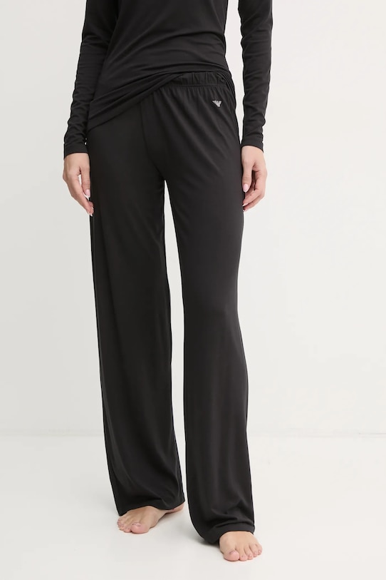 Emporio Armani Underwear piżama z domieszką wełny czarny 164790.4F224