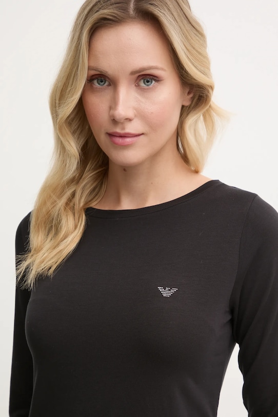 Emporio Armani Underwear piżama z domieszką wełny 164790.4F224 czarny