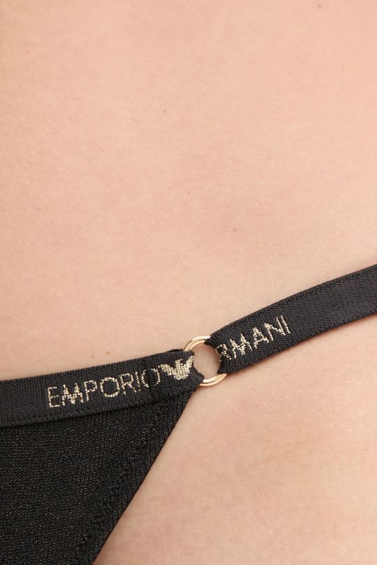 Emporio Armani Underwear stringi czarny 164858.4F214