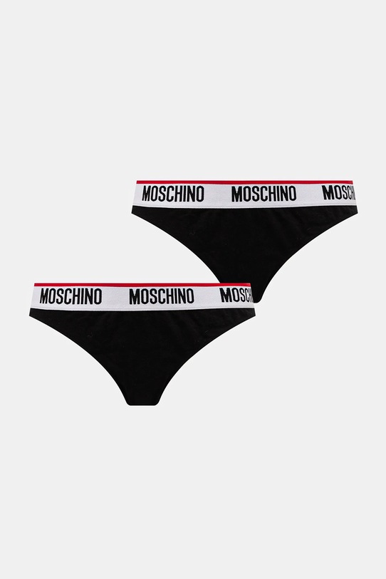 Moschino Underwear mutande pacco da 2 slip classici nero A1381.4402
