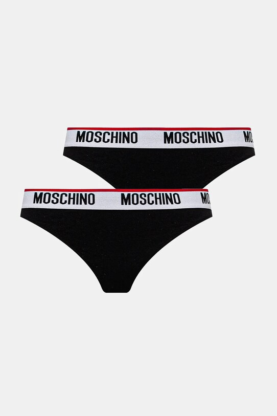 Tanga Moschino Underwear 2-pack tanga černá A1382.4402