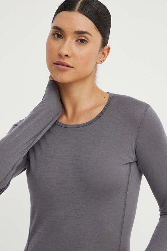 Функціональний лонгслів adidas TERREX Xperior Merino 150 Planet friendly сірий HZ8558