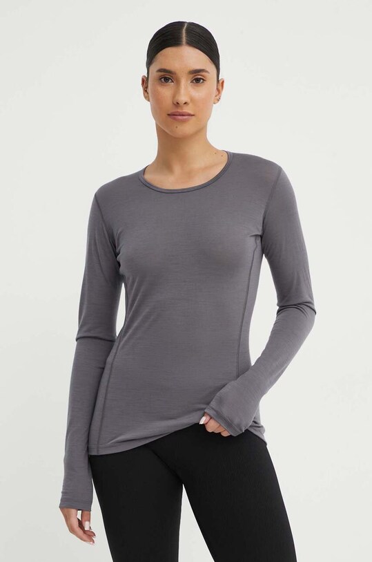 Функціональний лонгслів adidas TERREX Xperior Merino 150 HZ8558 сірий AW24