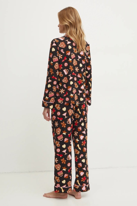 Kate Spade piżama KSI82719F czarny AW24