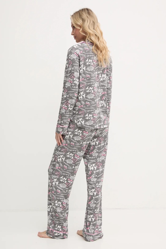 Πιτζάμα Dkny YI90026F γκρί AW24