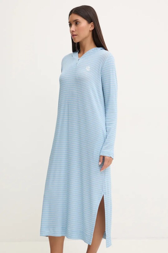 Нічна сорочка Lauren Ralph Lauren трикотаж блакитний ILN02356