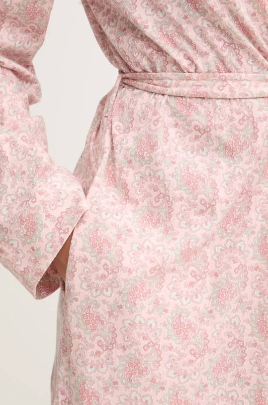 Хлопковый халат Lauren Ralph Lauren ILN42353 розовый