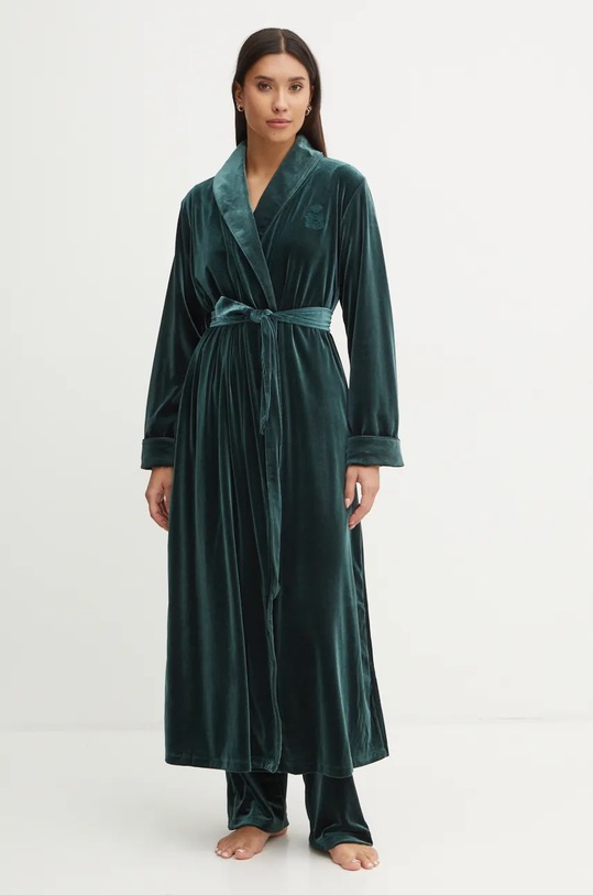 Халат Lauren Ralph Lauren трикотаж зелёный ILN52380