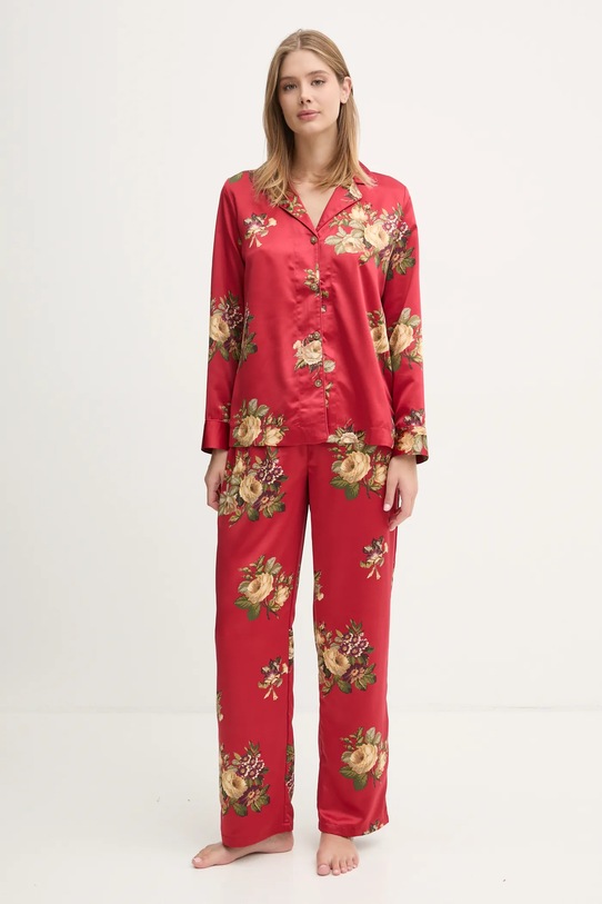 Lauren Ralph Lauren piżama ILN92381 czerwony AW24