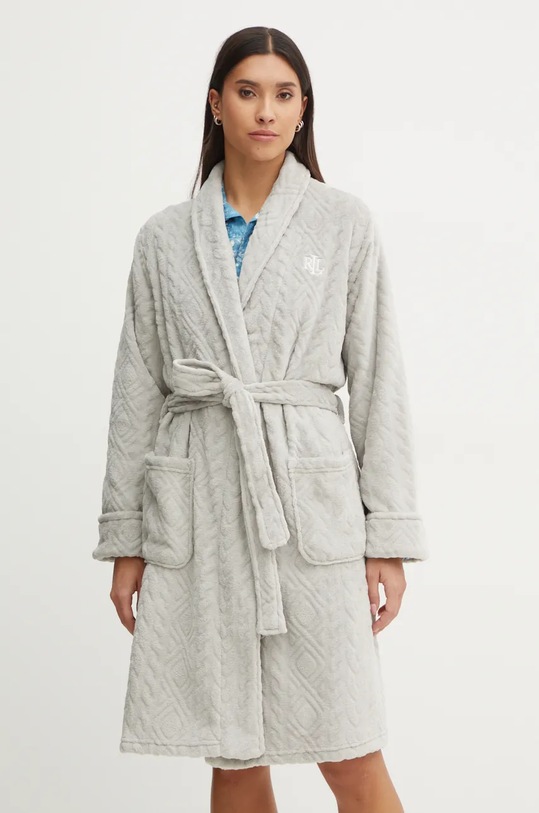 Lauren Ralph Lauren accappatoio maglia grigio ILN42372F