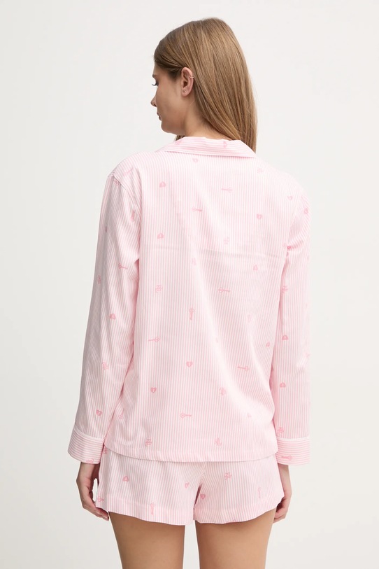 Pyžamo Lauren Ralph Lauren ILN72396 růžová AW24