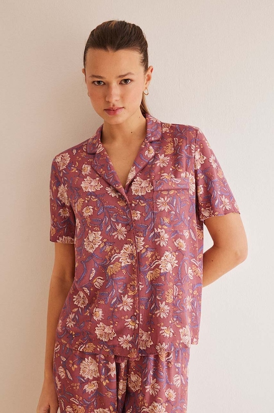 women'secret piżama MIX AND MATCH ORIGINS 4857426 bordowy AW24