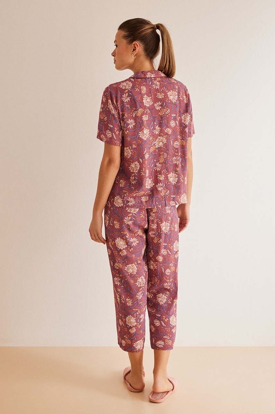 women'secret piżama MIX AND MATCH ORIGINS bordowy 4857426