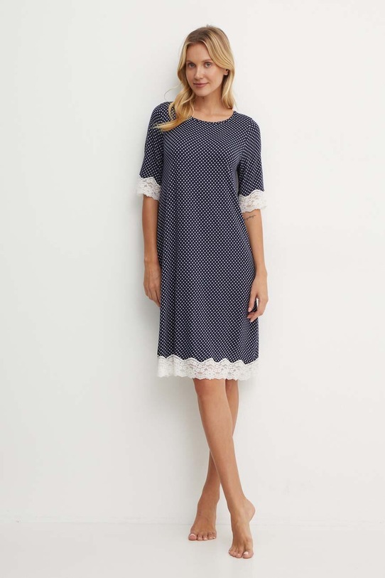 United Colors of Benetton camasa de noapte camasa de noapte bleumarin 39V93C01A