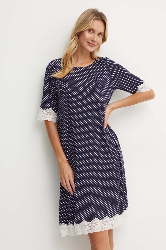Îmbrăcăminte United Colors of Benetton camasa de noapte 39V93C01A bleumarin