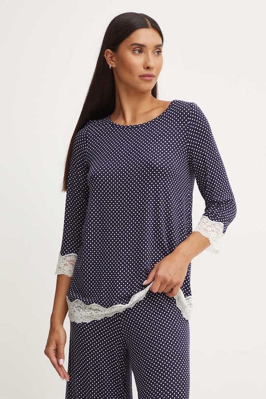 United Colors of Benetton pijama munte bleumarin 39V93M05T