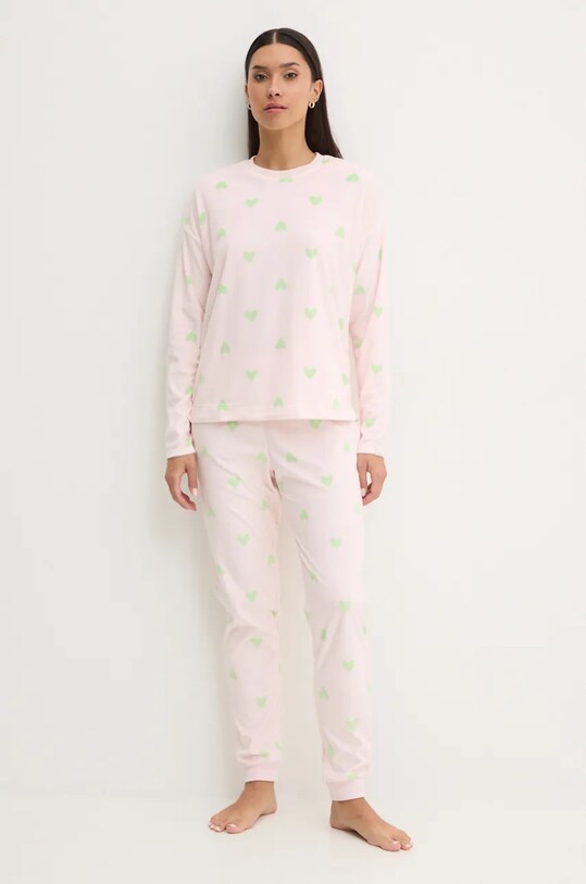 United Colors of Benetton pijama set roz 360T3P030