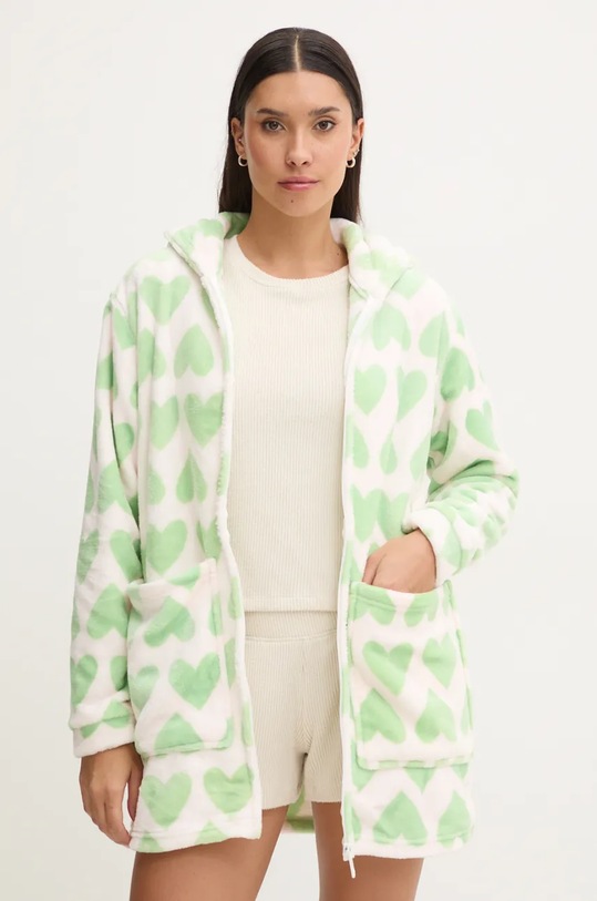 United Colors of Benetton szlafrok dzianina biały 6FK81800N