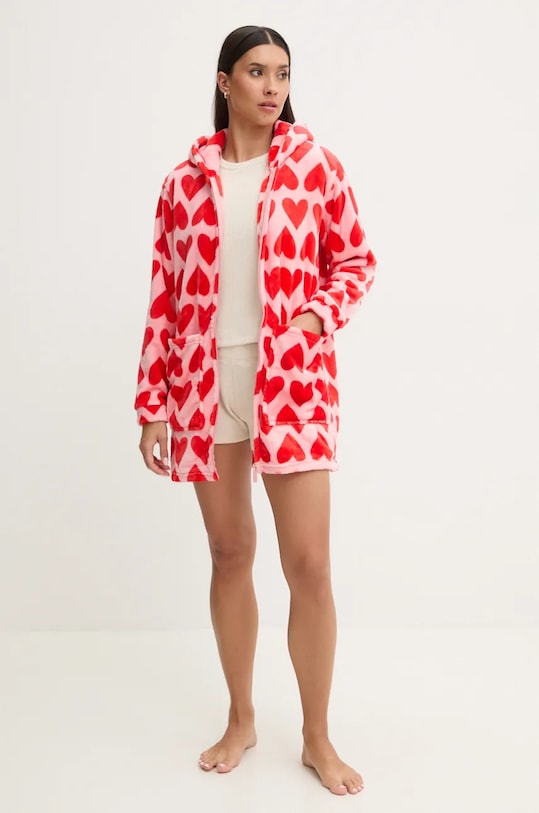 Kućni ogrtač United Colors of Benetton 6FK81800N roza NC24