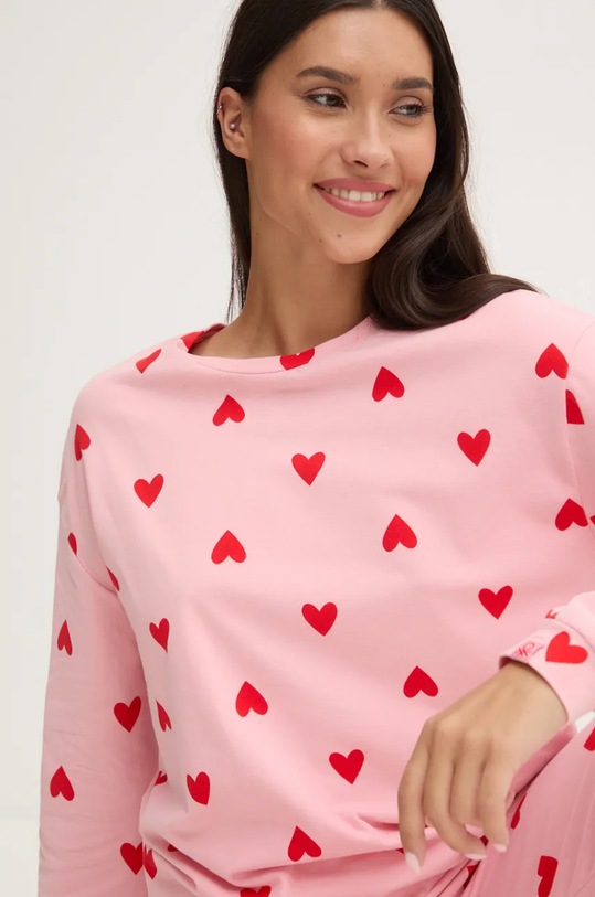 Παντελόνι πιτζάμας United Colors of Benetton 39R73F03M ροζ
