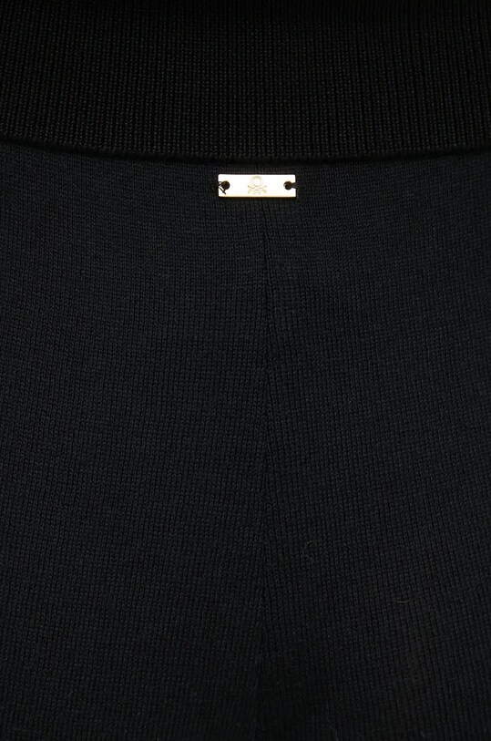 United Colors of Benetton spodnie dresowe bawełniane czarny 10943F00R