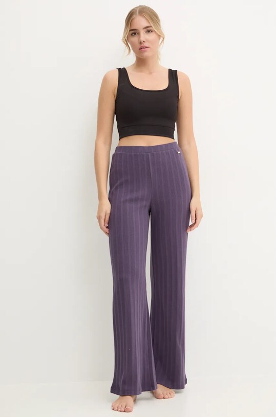 United Colors of Benetton pantaloni de pijama 3MUD3F03Q violet NC24
