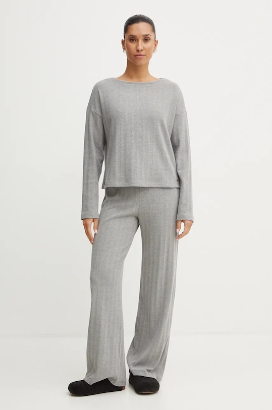 Піжамний лонгслів United Colors of Benetton 3MUD3M06B сірий NC24
