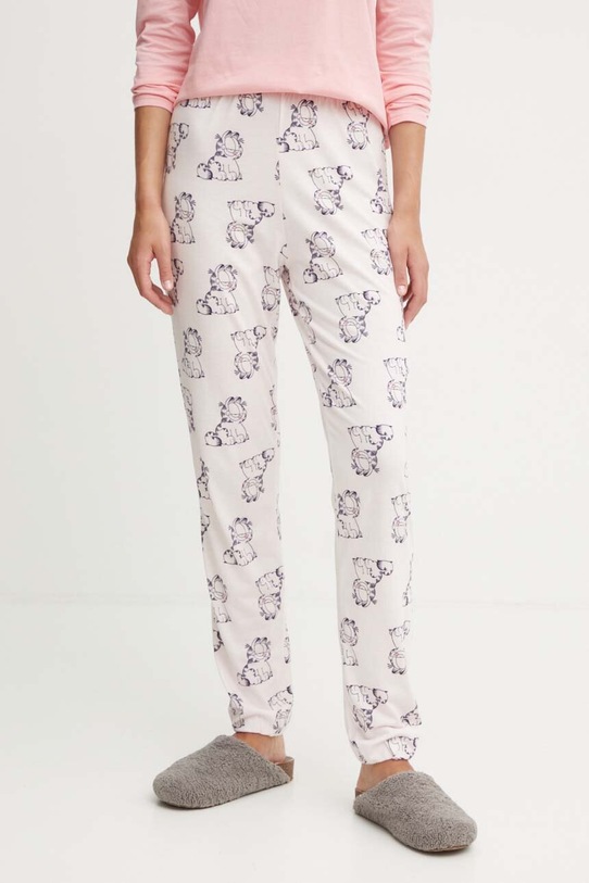 United Colors of Benetton pizsama nadrág x GARFIELD mintás rózsaszín 3RDY3F03L
