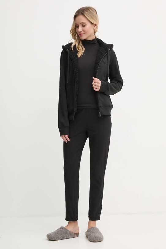 Παντελόνι πιτζάμας United Colors of Benetton 3DKE3F04G μαύρο AW24