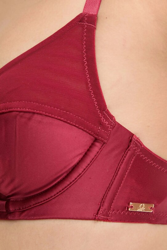 Бюстгальтер United Colors of Benetton бордо 3A1Q1R01R