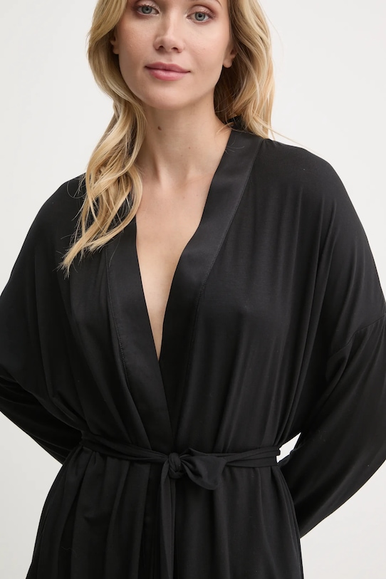 United Colors of Benetton szlafrok czarny 3ZEW3M06Q