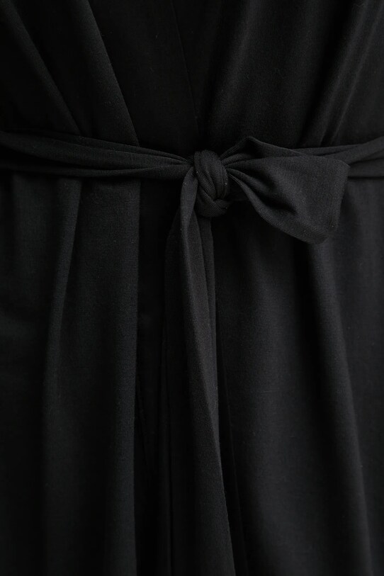 United Colors of Benetton szlafrok 3ZEW3M06Q czarny